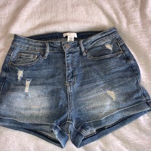Ivy & main denim high rise shorts